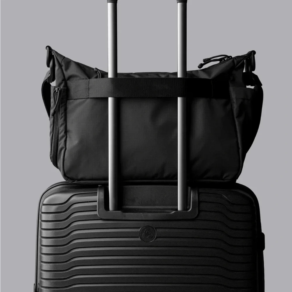 NWT Alpaka Black Flight Satchel - A2